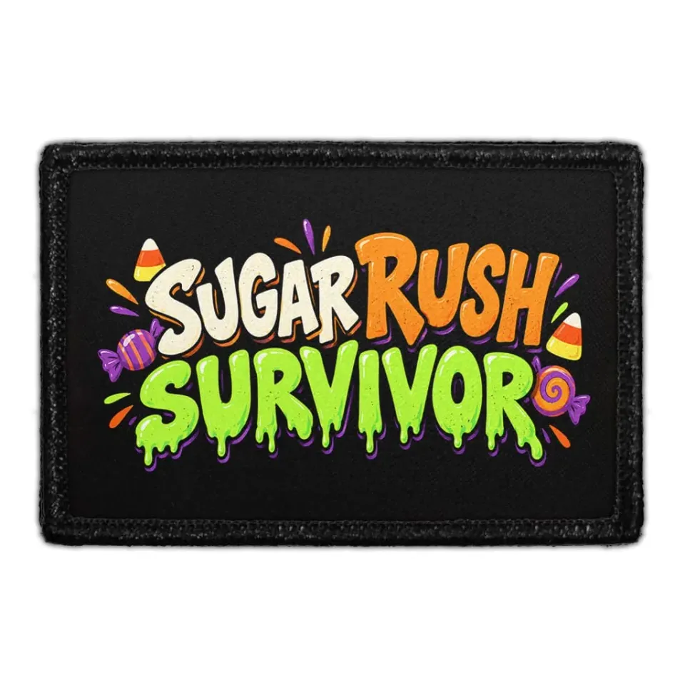 Pull Patch Sugar Rush Survivor patch 3x2 Halloween