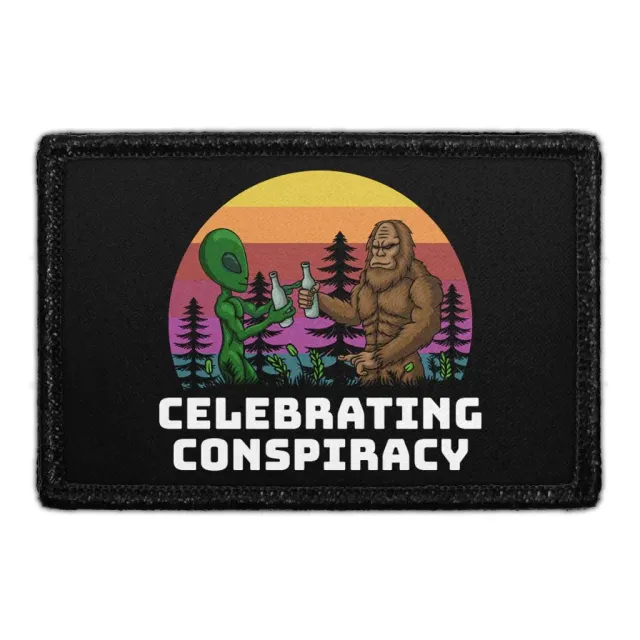 Pull Patch Celebrating Conspiracy patch 76x51 mm velcro