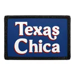 Pull Patch Texas Chica patch med velcro 76 mm