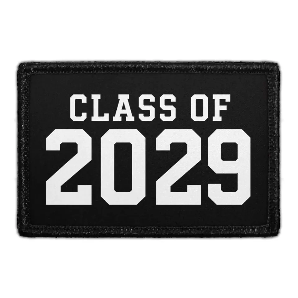 Pull Patch Class of 2029 patch velcro student