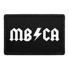 Pull Patch MB/CA Black mærke 3x2 sort