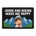 Pull Patch Jesus And Hiking patch med velcro