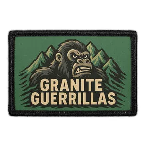Pull Patch Granite Guerrillas patch med velcro 7,6x5 cm