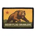 Pull Patch Bear Flag Brawlers patch med velcro