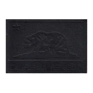 Pull Patch California Flag patch sort læderlook velcro