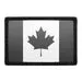 Pull Patch Canada Flag patch sort-hvid velcro