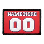 Pull Patch Customizable Jersey patch rød/blå/hvid egen tekst