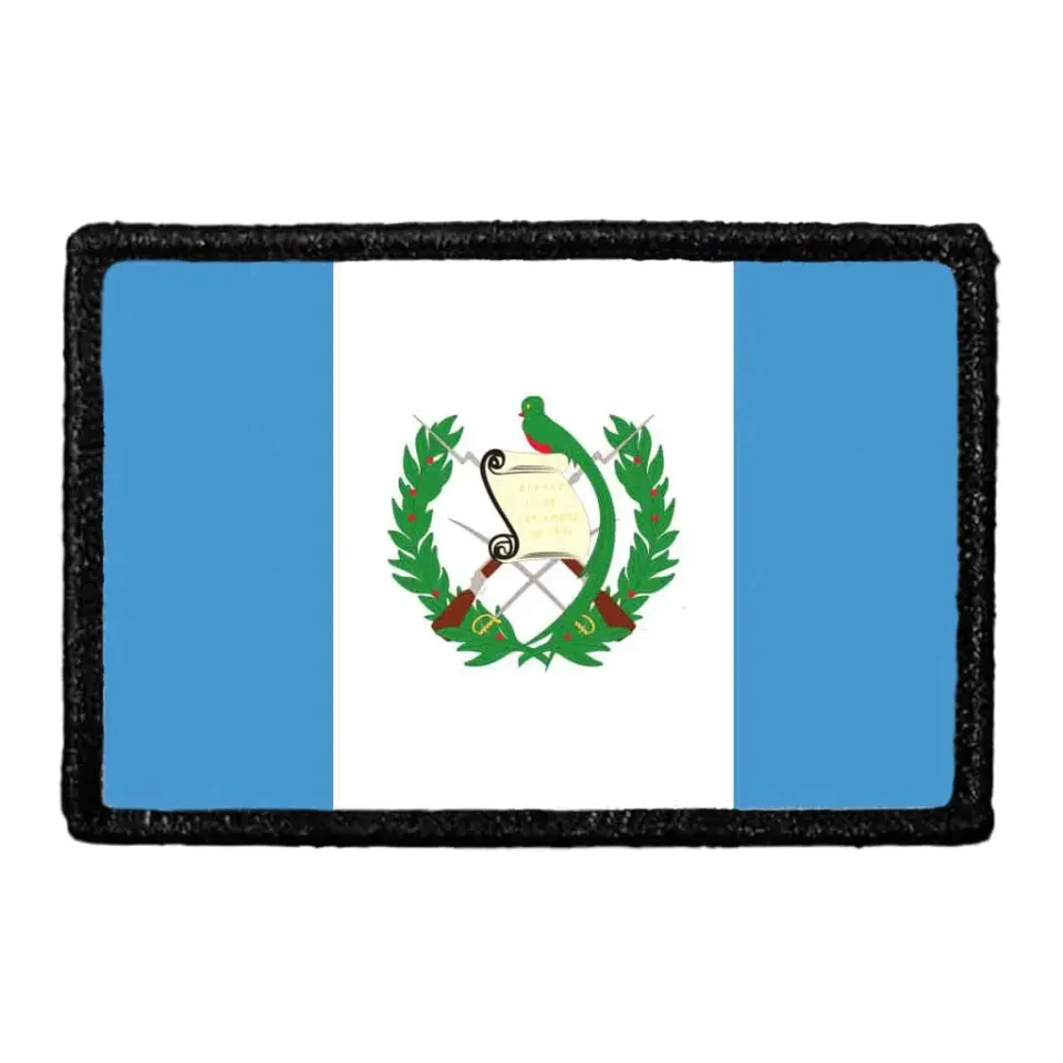 Pull Patch Guatemala Flag patch farvet