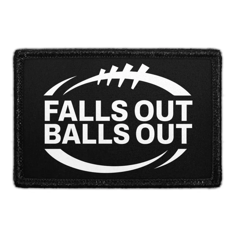 Pull Patch Falls Out Balls Out patch velcro