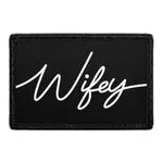 Pull Patch Wifey velcropatch 3x2 bryllup