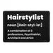 Pull Patch Hairstylist Definition patch 7,6x5 cm tekst