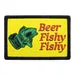 Pull Patch Beer Fishy Fishy patch med velcro øl fisk