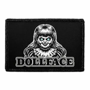 Pull Patch Dollface Creepy Doll patch med velcro
