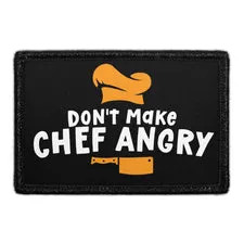 Pull Patch Don't Make Chef Angry patch velcro kok 7,6 cm