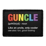 Pull Patch Guncle velcropatch 76x51 mm sort kant