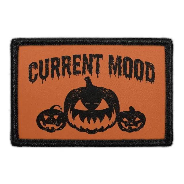 Pull Patch Current Mood Pumpkin patch 76x51 mm velcro