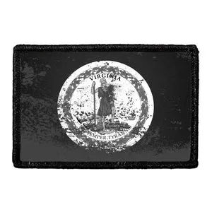 Pull Patch State Flag Virginia patch distressed sort/hvid