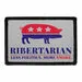 Pull Patch Ribertarian patch velcro ordspil