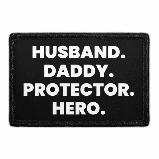 Pull Patch Husband Daddy Protector Hero patch fars dag