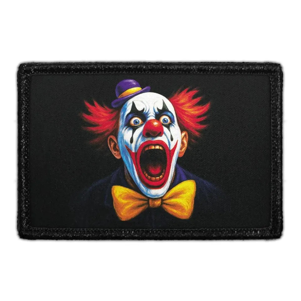 Pull Patch Silent Scream patch 3x2 halloween