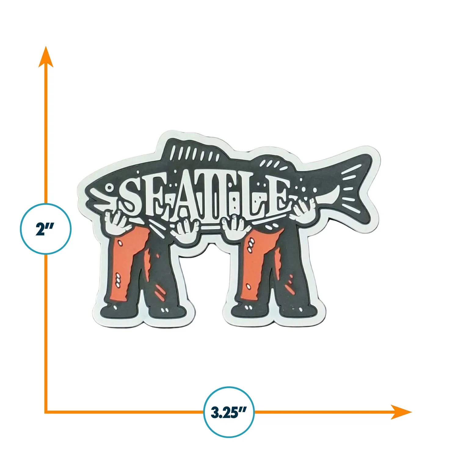 Vagabond Heart Seattle køleskabsmagnet PVC 1 stk