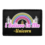 Pull Patch I Believe In Me Unicorn patch med velcro