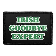 Pull Patch Irish Goodbye Expert patch velcro 76x51 mm