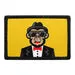 Pull Patch Gorilla With Coat And Tie patch velcro habit