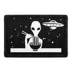 Pull Patch Ramen Alien patch med velcro 1 stk alienmotiv