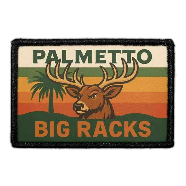 Pull Patch Palmetto Big Racks patch 1 stk 76x51 mm