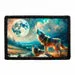 Pull Patch In The Valley Wolves Howling At The Moon patch med velcro