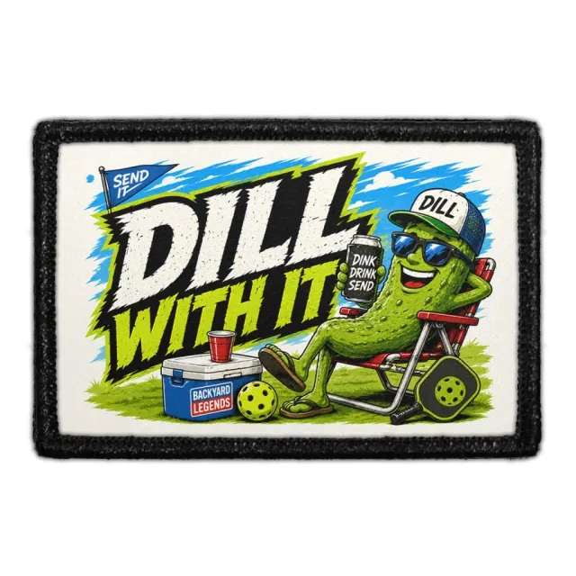 Pull Patch Dill With It patch 3x2 pickleball velcro