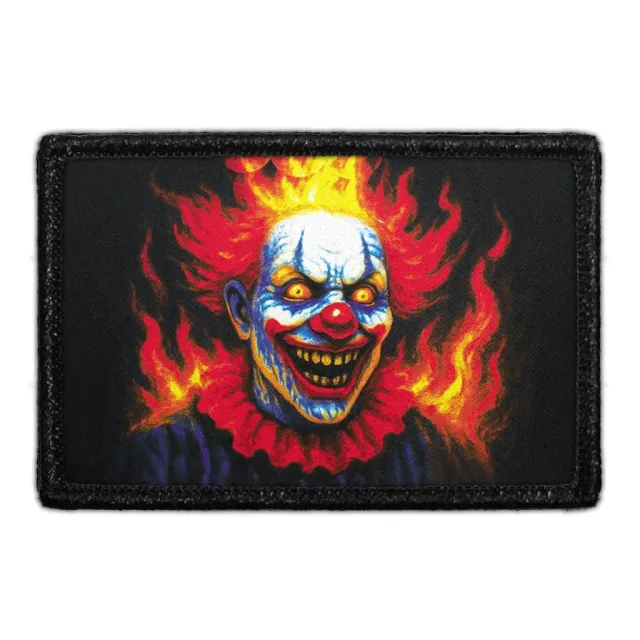 Pull Patch The Bonfire Fool klovnepatch halloween