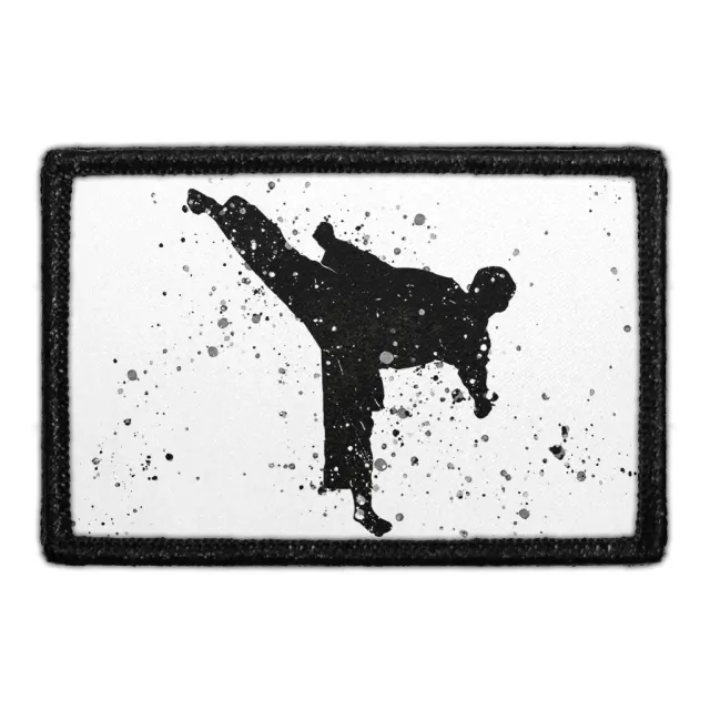 Pull Patch Taekwondo Explosion patch med velcro 7,6x5 cm