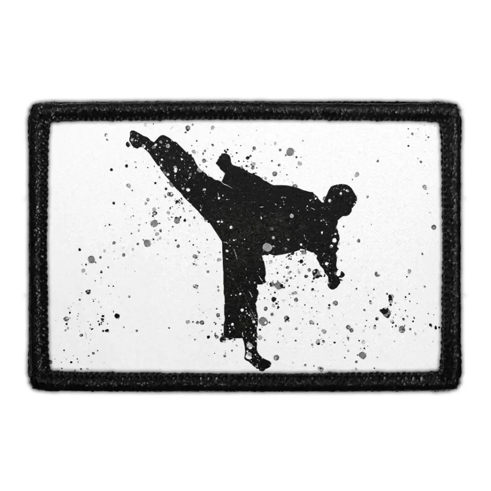 Pull Patch Taekwondo Explosion patch med velcro 7,6x5 cm