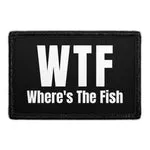 Pull Patch WTF Wheres The Fish patch 3x2 velcro