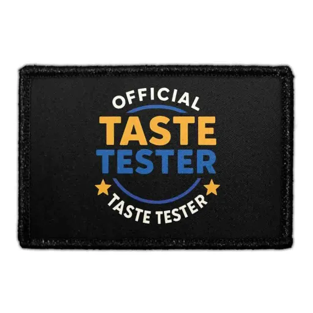Pull Patch Official Taste Tester patch med velcro mad