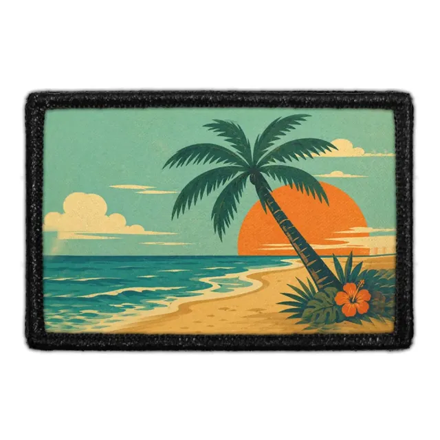 Pull Patch Palm Before the Storm patch 7,6x5 cm strand