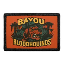 Pull Patch Bayou Bloodhounds patch 3x2 velcro