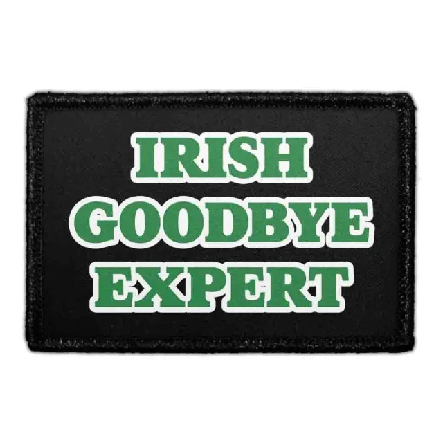 Pull Patch Irish Goodbye Expert patch velcro 76x51 mm