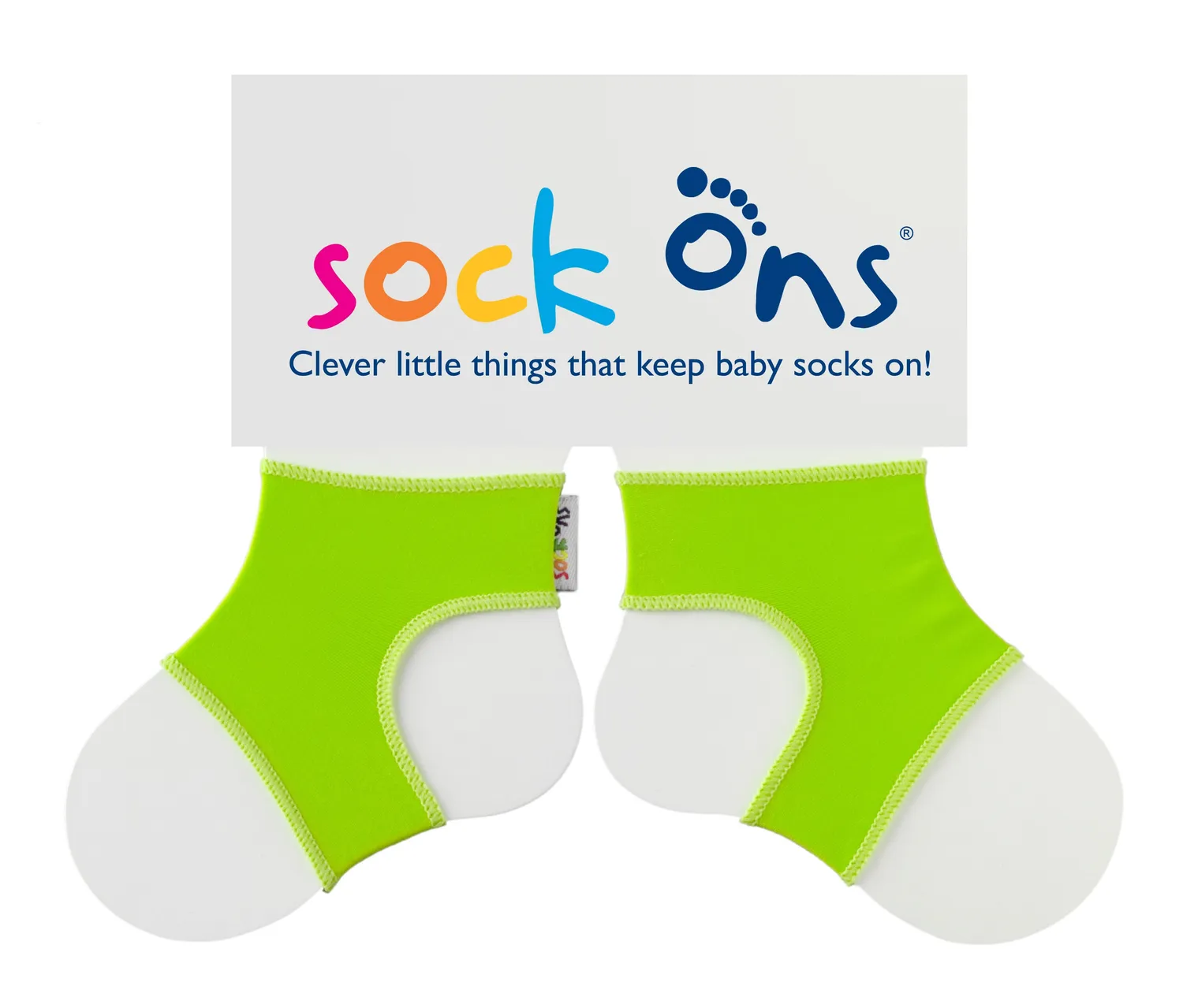 Sock Ons Brights sokkeholder 6-12 mdr rød