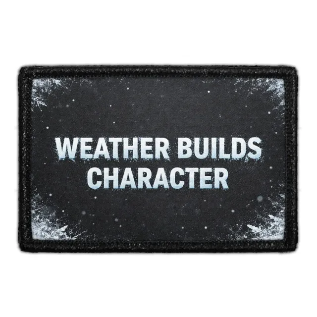 Pull Patch Weather Builds Character patch med velcro udendørs