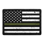 Pull Patch Flag Military Distressed patch velcro