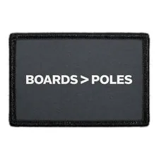 Pull Patch Boards Poles patch 3x2 snowboard