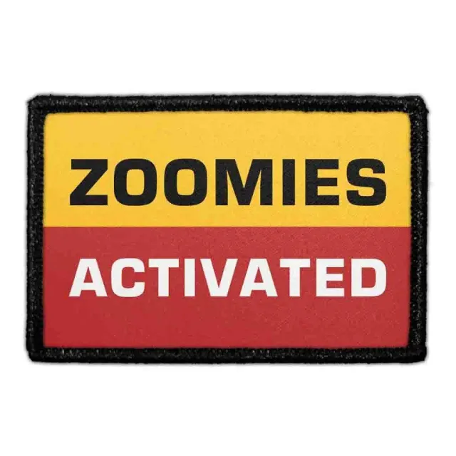 Pull Patch Zoomies Activated patch med velcro
