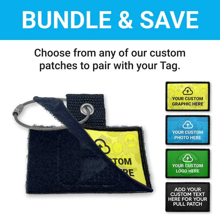 Pull Patch Custom Graphic Tag patch bundle horizontal eget motiv