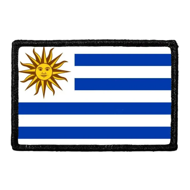 Pull Patch Uruguay Flag patch farve med velcro