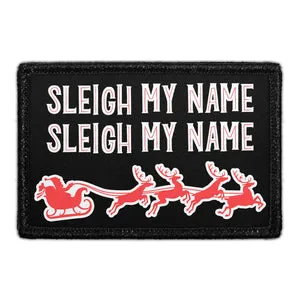 Pull Patch Sleigh My Name patch 7,6 cm hvid