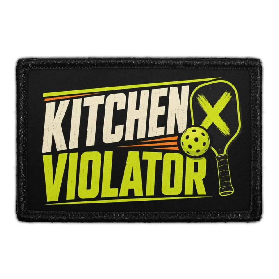 Pull Patch Kitchen Violator patch pickleball velcro