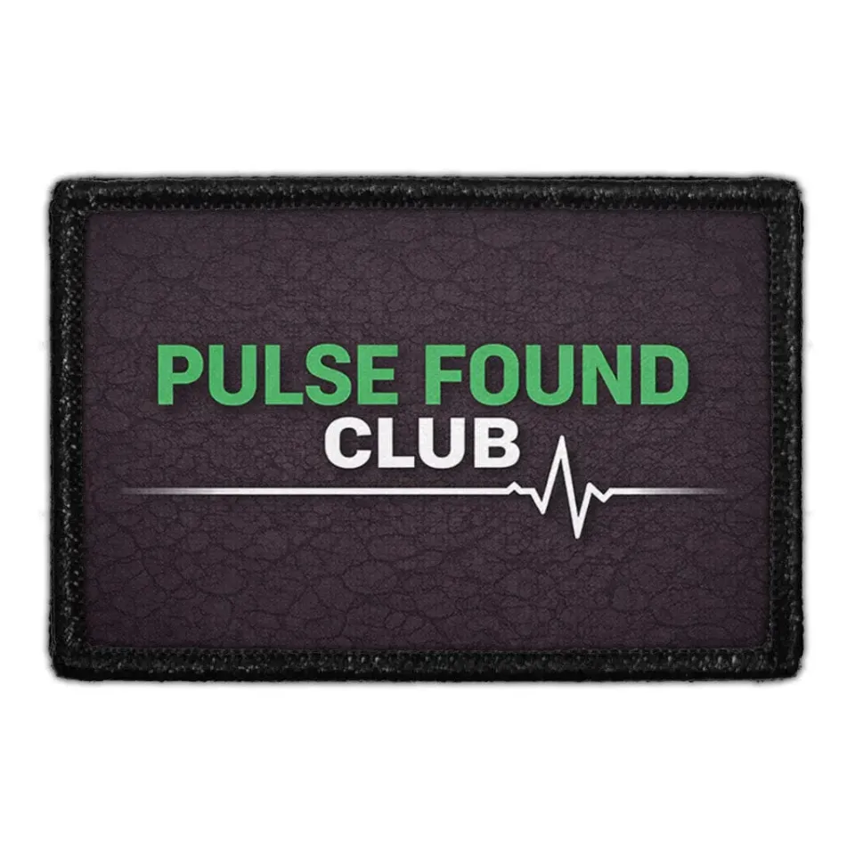 Pull Patch Pulse Found Club patch 76x51 mm velcro